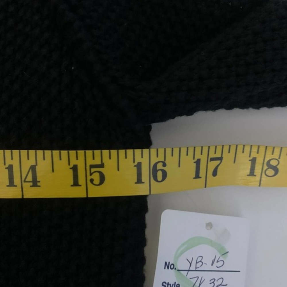 YOANA BARASCHI‎ Black Knit Chain Cardigan Sweater - NWT - Picture 15 of 16